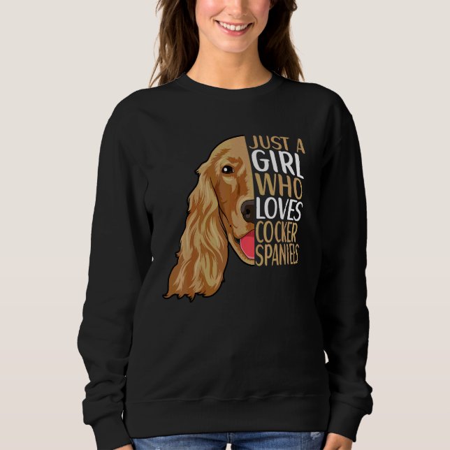 Sweatshirt Tenue de Cocker Spaniel  Cocker Spaniel 4 (Devant)