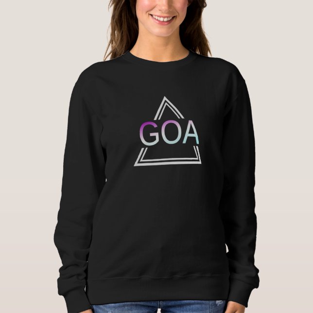 Sweatshirt Tenue de fête à la maison pour festival EDM Electr (Devant)