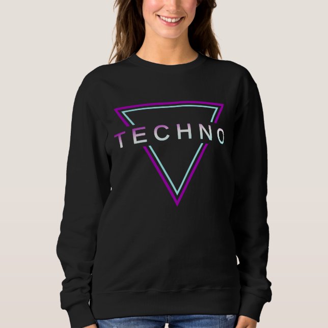 Sweatshirt Tenue de fête Techno House pour le festival EDM Go (Devant)