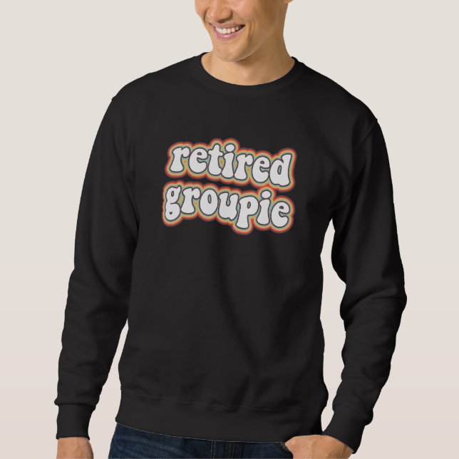 Sweatshirt Tenue de Roller Disco de Groupie Retraité Costume  (Devant)