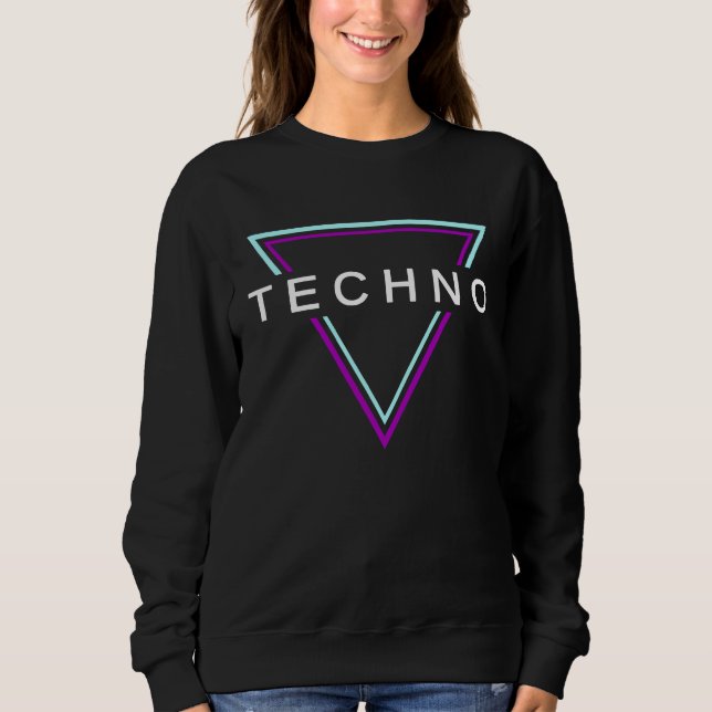 Sweatshirt Tenue de soirée Techno House pour le festival EDM  (Devant)