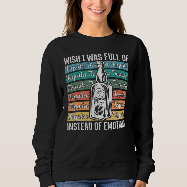 Sweatshirt Tequila tequila citron sel buvant jeu de mots tequ (Devant)