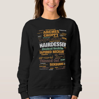 Sweatshirt Terminologie des coiffeurs Termes couramment utili