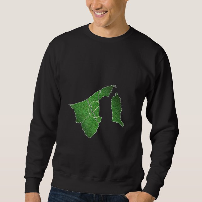 Sweatshirt Terrain de football de Brunei (Devant)