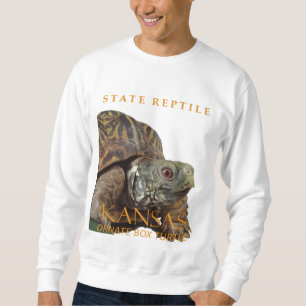 Sweatshirt Territoire du Kansas Reptile La Tortue-boîte Ornée