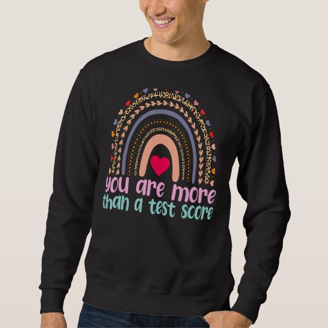 Sweatshirt Test Day Rock 2022 Plus Qu'Un Test Score Ra (Devant)