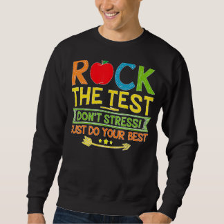 Sweatshirt Test Enseignant Rock Le Test Don Stress Enseigneme