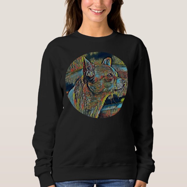 Sweatshirt Tête stupéfiante du Chihuahua (Devant)