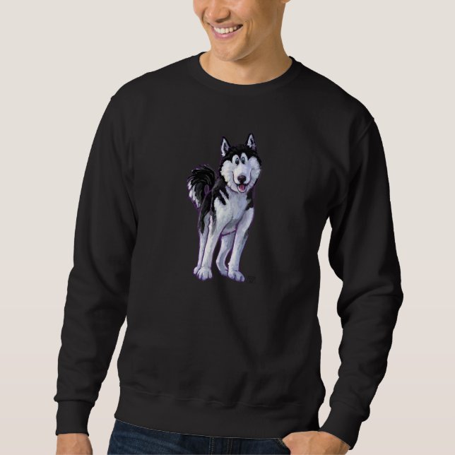 Sweatshirt Têtes Husky et Queues (Devant)