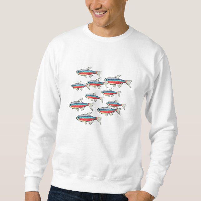 Sweatshirt Tétra Néon (Devant)