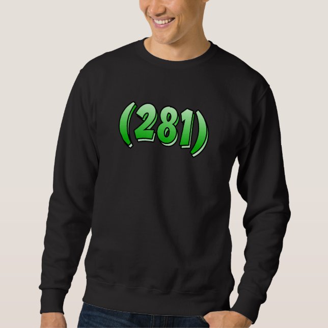 Sweatshirt Texas 281 Indicatif régional Houston Pasadena Pear (Devant)