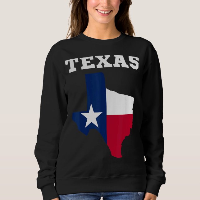 Sweatshirt Texas Flag Texas State (Devant)