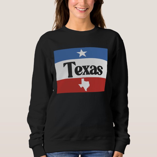 Sweatshirt Texas Huston Longhorn Rodeo Alamo San Antonio Howd (Devant)