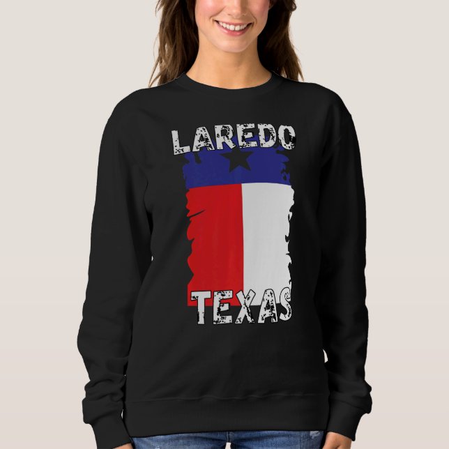 Sweatshirt Texas Retro Laredo Texas Souvenirs 1 (Devant)