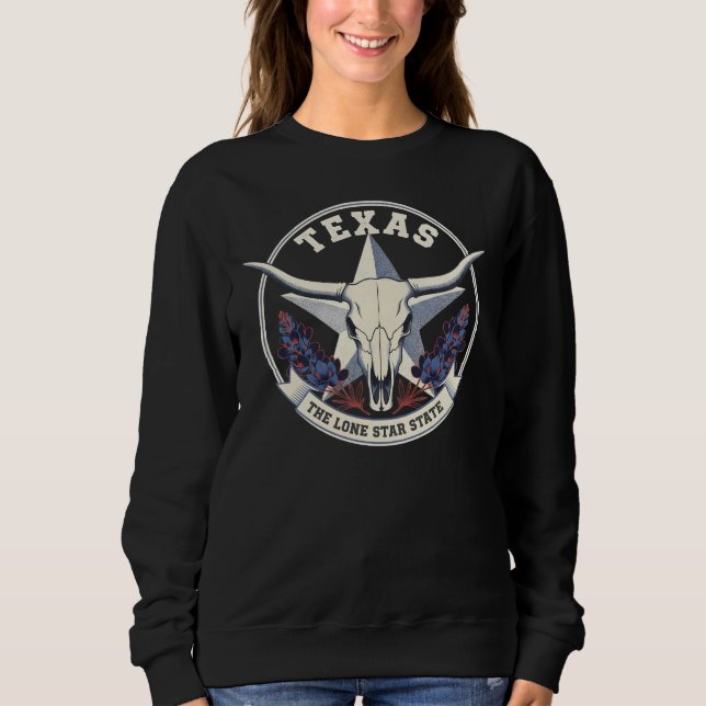 Sweatshirt Texas: The Lone Star State (Devant)