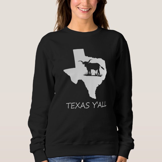 Sweatshirt Texas Y'all 1 (Devant)