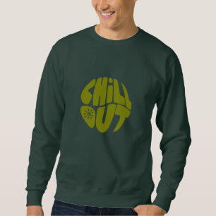 Sweatshirt Texte à la main en forme de boule