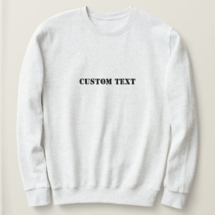 Sweatshirt Texte personnalisé   cadeaux personnalisés    Pers