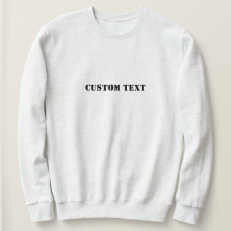 Sweatshirt Texte personnalisé ||cadeaux personnalisés||| Pers
