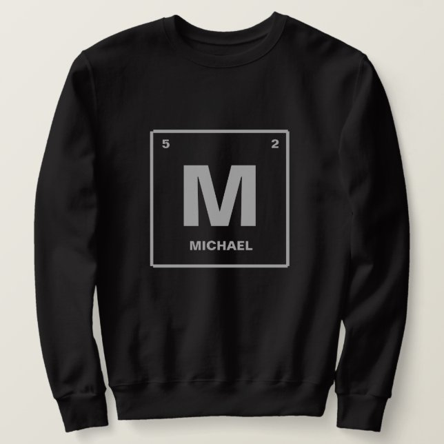 Sweatshirt Texte personnalisé Tableau périodique T-shirt Anni (Design devant)