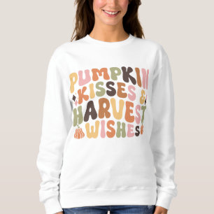 Sweatshirt Thanksgiving Citrouille Retro Super