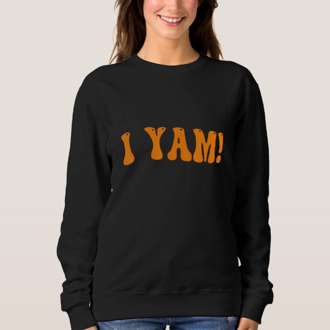 Sweatshirt Thanksgiving Matching Couple She's My Sweet Potato (Devant)