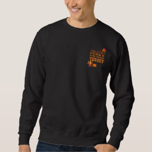 Sweatshirt Thanksgiving PERKY POUR TURKEY Plaid