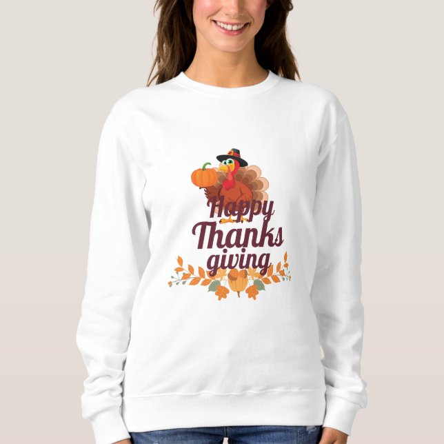 Sweatshirt Thanksgiving présent (Devant)