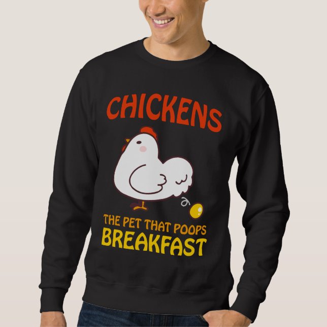 Sweatshirt That poops Breakfast (Devant)