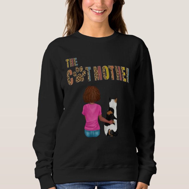 Sweatshirt The Catmother British Shorthait Cat  Mother Cat Mo (Devant)