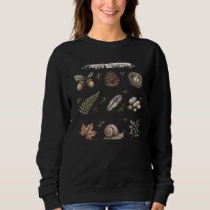 Sweatshirt Thé de la réunion forestière Fête en bois Animaux