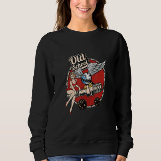 Sweatshirt The Dirty Gringo Rat Rod Sexy Pin Up on Spark Plug