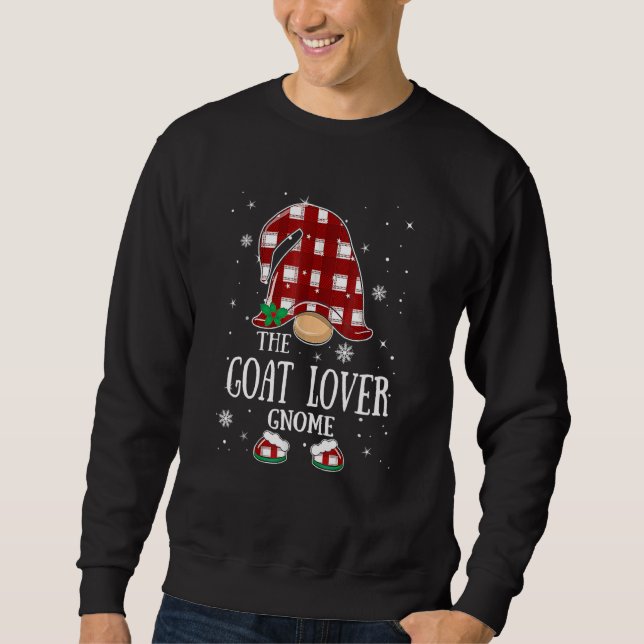 Sweatshirt The Goat  Gnome Cute Christmas Farmer (Devant)