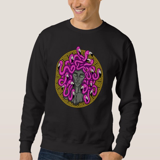 Sweatshirt The Gorgon Medusa Ancient Greek Mythology Monster (Devant)