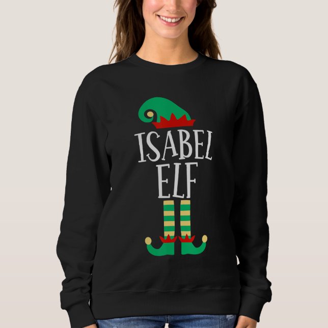 Sweatshirt The Isabel Elf Family Matching Christmas Pajamas (Devant)