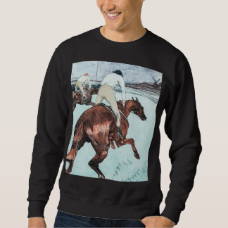 Sweatshirt The Jockey drawing by Henri de Toulouse-Lautrec