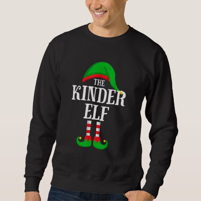 Sweatshirt The Kindergarten Elf Family Group Matching Christm (Devant)