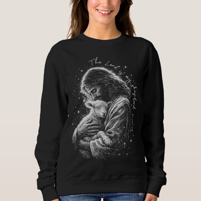 Sweatshirt The Lord is my Shepard. Psalm 23. (Devant)