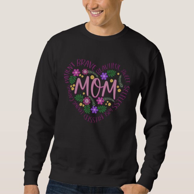 Sweatshirt The Meaning of Mom Motheru2019s Day (Devant)