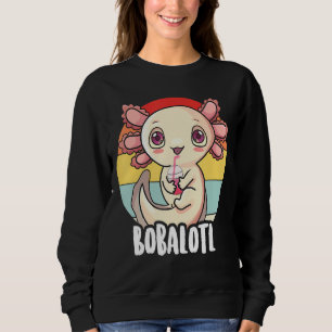 Sweatshirt Thé rétro Axolotl Bobalotl Axolotl 90s