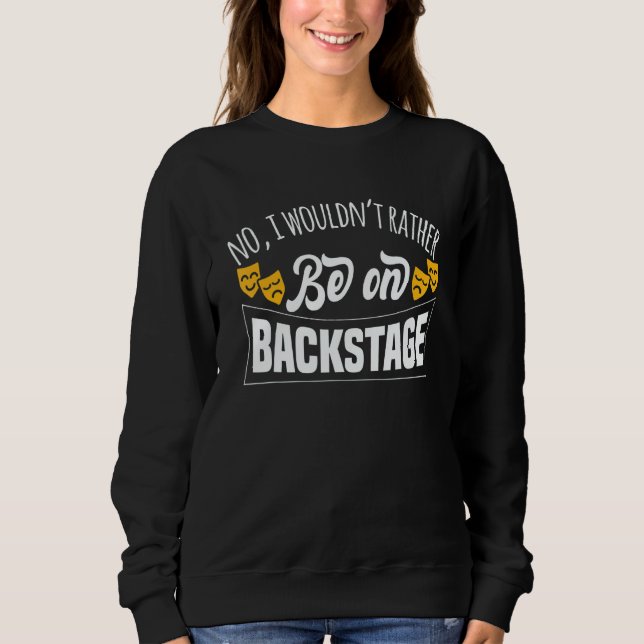 Sweatshirt Theater Motif For Theatrical Actors (Devant)
