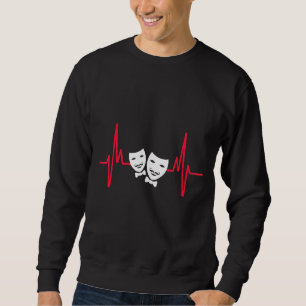 Sweatshirt Théâtre Masque Drama Divertissement Broadway Music