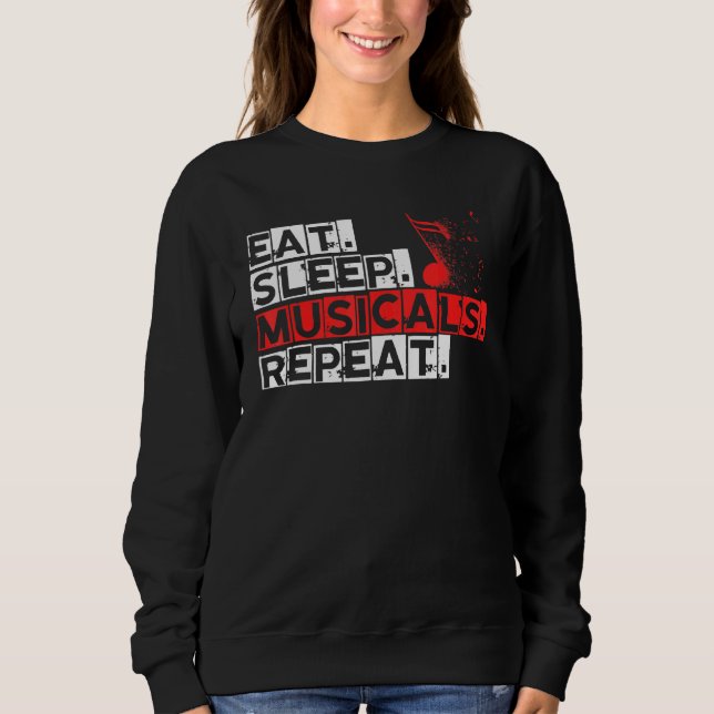 Sweatshirt Théâtre musical I Broadway Theatre (Devant)