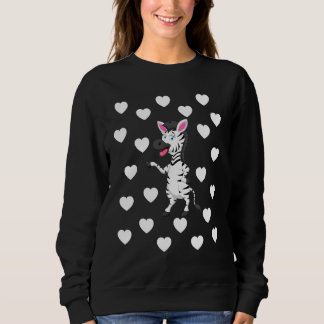 Sweatshirt Thème Zèbre Garçon Bleu Chambre de Nursery Décor C