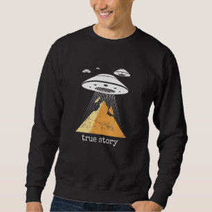 Sweatshirt Théorie Alien Ancienne Nouveauté Sur Conspiration