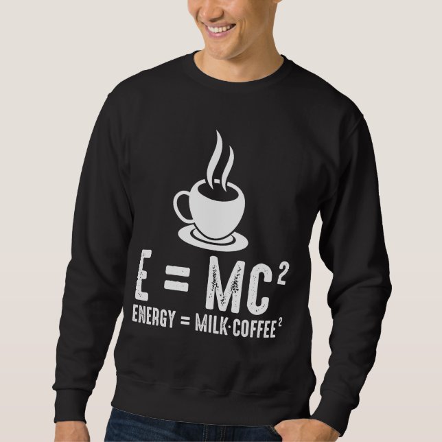 Sweatshirt Théorie de la relativité Physique Sciences Lait de (Devant)