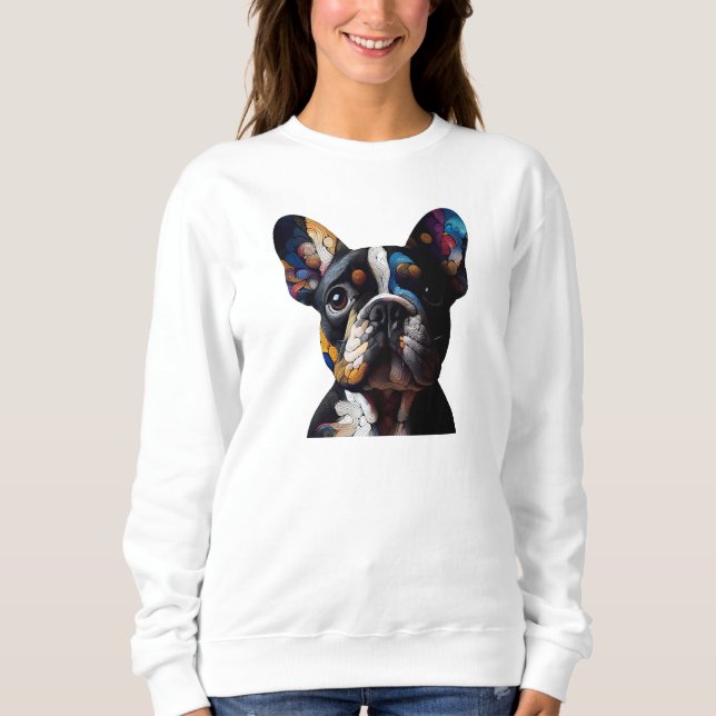 Sweatshirt Théorie des couleurs Frenchie (Devant)