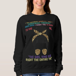 Sweatshirt Théoriste du complot Leoprad Femmes