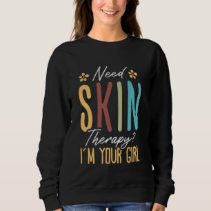 Sweatshirt Thérapeute de la peau Dermatologue Esthétique de l