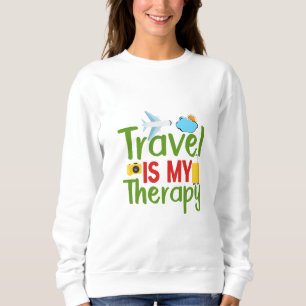 Sweatshirt Thérapie de voyage et inspiration, Aventure à vie